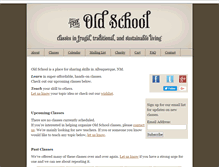 Tablet Screenshot of abqoldschool.com